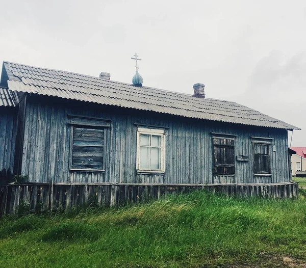 Old Village Teriberka Rissian North — Stock Photo, Image
