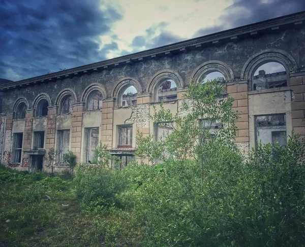 Εγκαταλελειμμένα Σταθμό Στη Ρωσία — Φωτογραφία Αρχείου