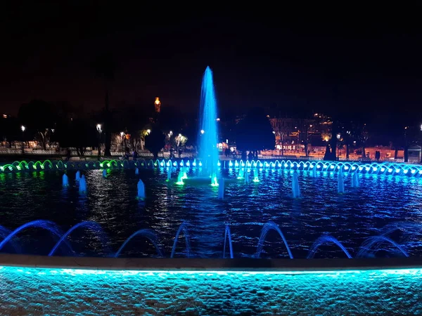 Vistas Noturnas Cidade Istambul — Fotografia de Stock