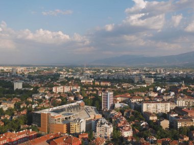 Plovdiv şehir manzaralı, Bulgaristan