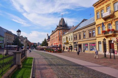 Kosice şehir manzaralı, Slovakya