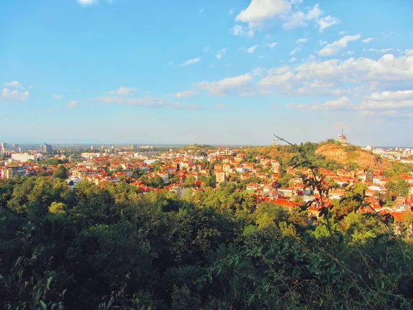 Vista Cidade Plovdiv Bulgária — Fotografia de Stock