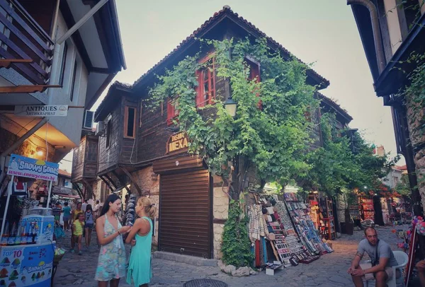 Nessebar Vista Città Bulgaria — Foto Stock