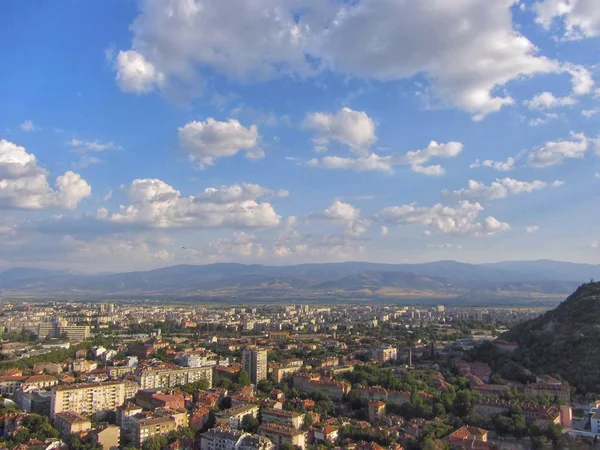 Pohled Město Plovdiv Bulharsko Stock Fotografie