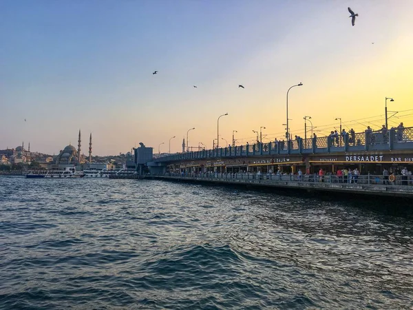 Istanbulský Cityv Asunset Turecko — Stock fotografie
