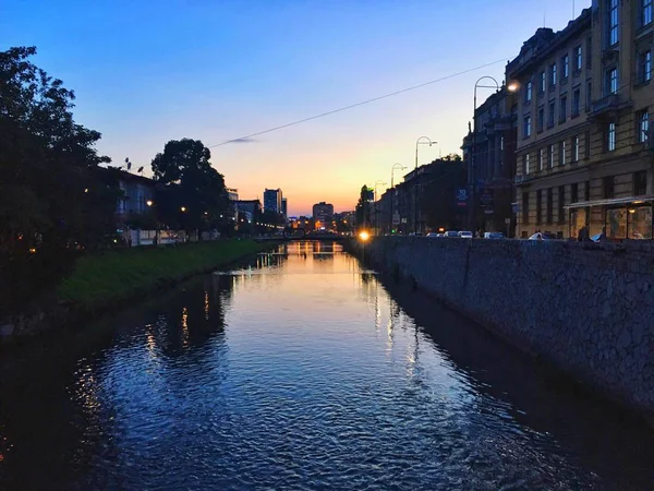 Sarajevo City View Bosnië Herzegovina — Stockfoto