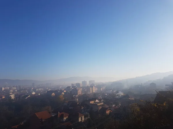 Nis Vista Sulla Città Serbia — Foto Stock
