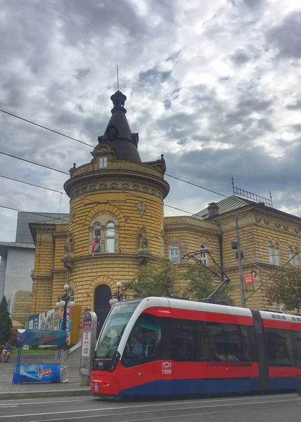 City View Belgrád Szerbia — Stock Fotó