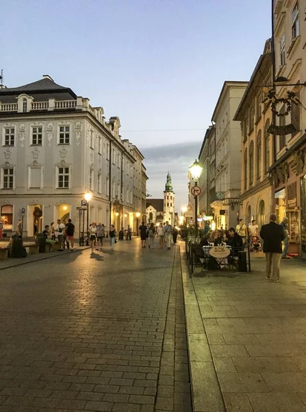 Krakow Şehir Manzarası Polonya — Stok fotoğraf