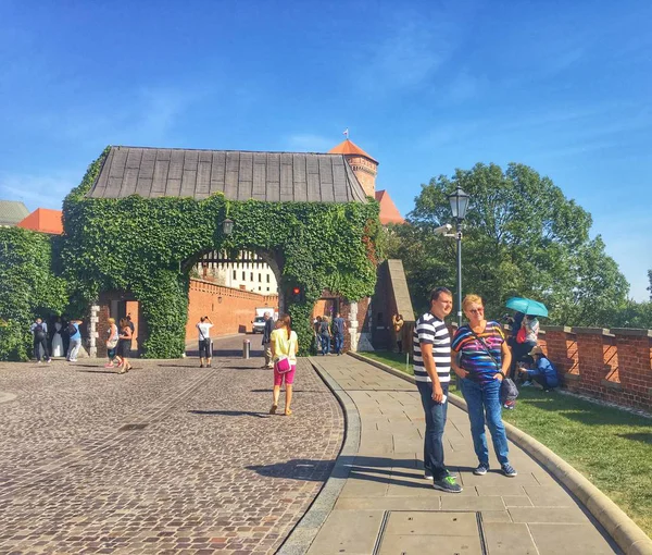 Krakow Kale Görünümü Polonya — Stok fotoğraf