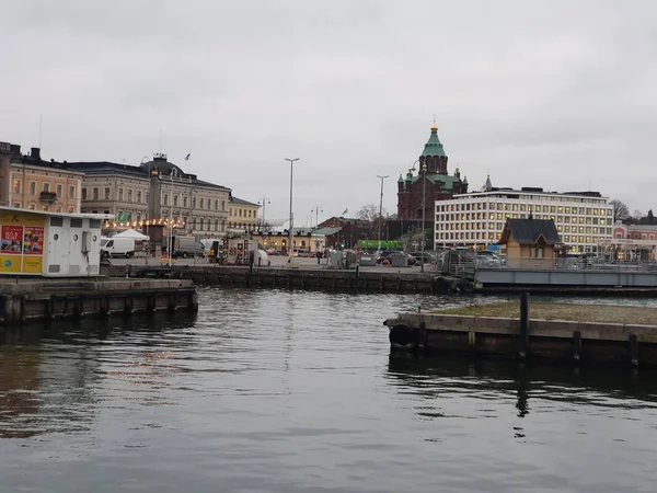 Vista Cidade Helsinki Finlândia — Fotografia de Stock