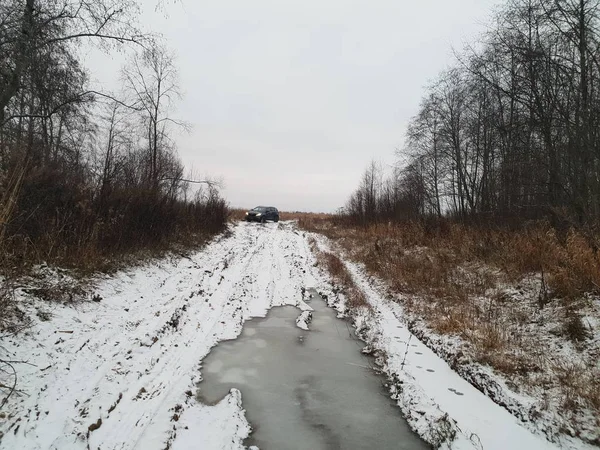 Зимний Пейзаж России — стоковое фото