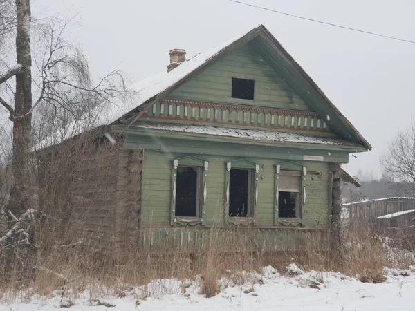 Abandoned Village Russia — Stock Photo, Image