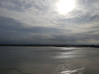 Normandiya'da Atlantik Okyanusu manzarası, Fransa