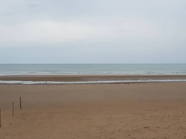 Paisaje Del Océano Atlántico Normandía Francia — Foto de Stock