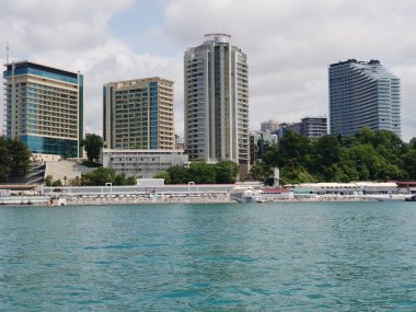 Seascape in Sochi limanı, Rusya