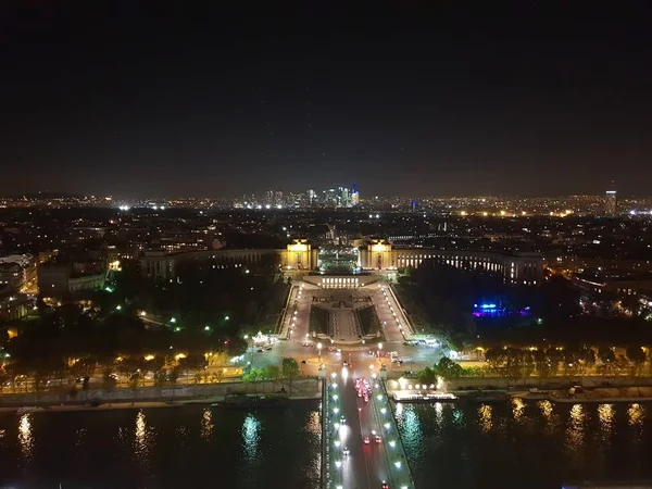Nacht Paris Stadtbild Frankreich — Stockfoto