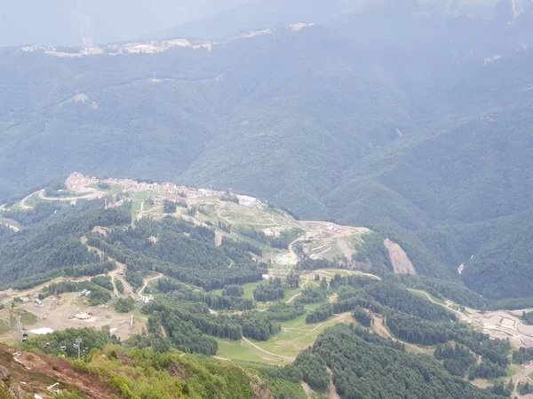 Kaukasus Gebirgslandschaft Sotschi Russland — Stockfoto