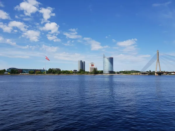 Riga Letonya Manzarası — Stok fotoğraf