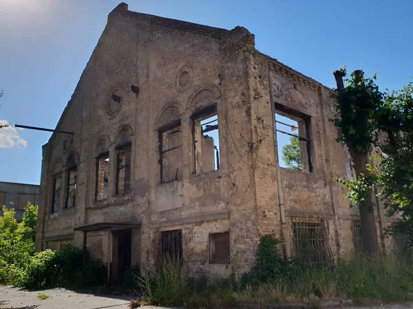 Εγκαταλελειμμένο Εργοστάσιο Στη Ρίγα Λετονία — Φωτογραφία Αρχείου