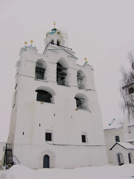 Historický Ortodoxní Kostel Venkovském Městě — Stock fotografie