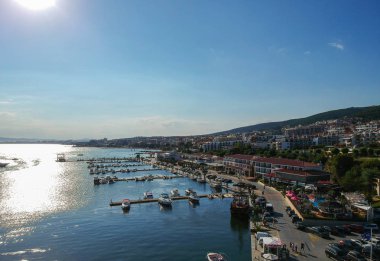 Drone'dan hava deniz manzarası