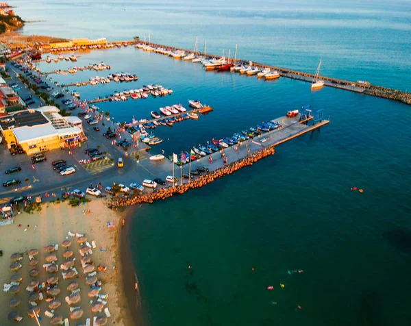 Aerial sea landscape from the drone