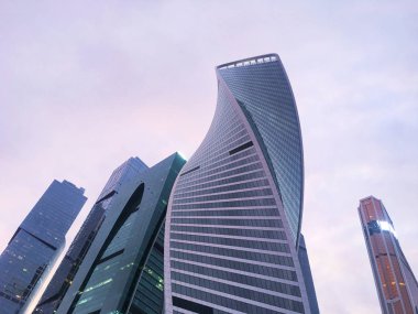 Moskova, Rusya 'daki yüksek gökdelenler