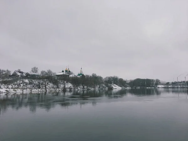 Historical Town View Kolomna Winter — Stock Photo, Image