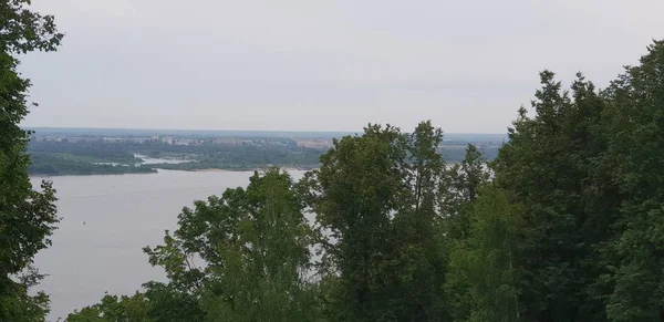 Rusya Volga Nehri Manzarası — Stok fotoğraf