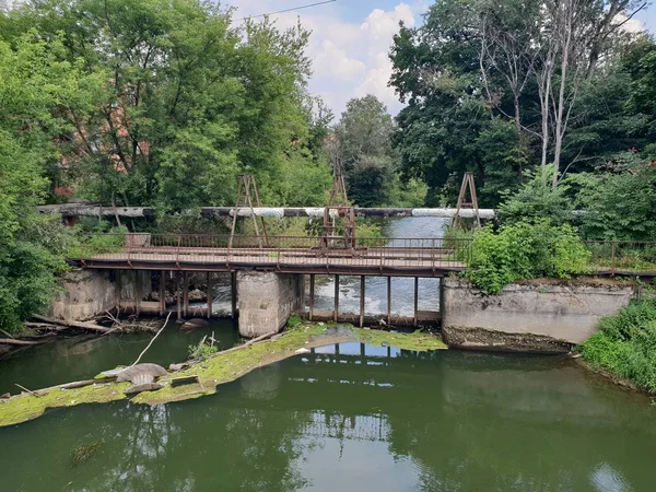 Paisaje Fluvial Verano — Foto de Stock