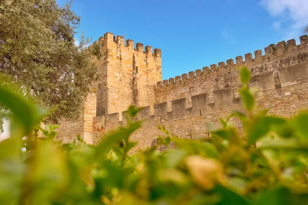 Saint Georges Castle Lisbon Portugal — стокове фото