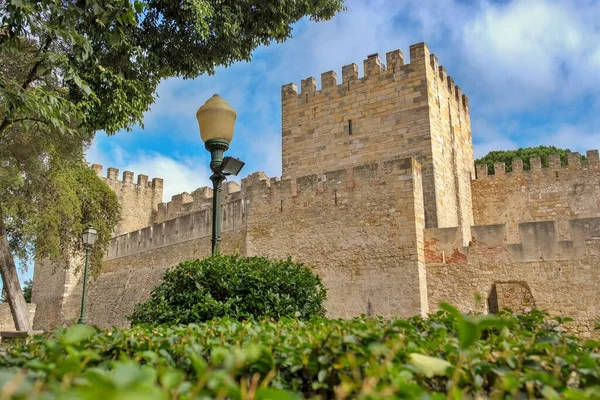 Saint Georges Castle Lisbon Portugal — стокове фото