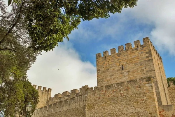 Saint Georges Castle Lisbon Portugal — стокове фото