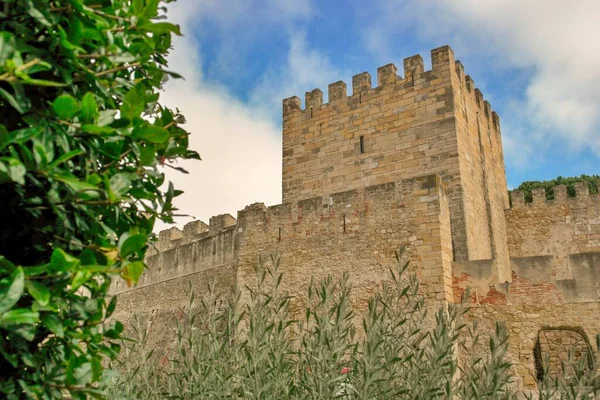 Saint Georges Castle Lisbon Portugal — стокове фото