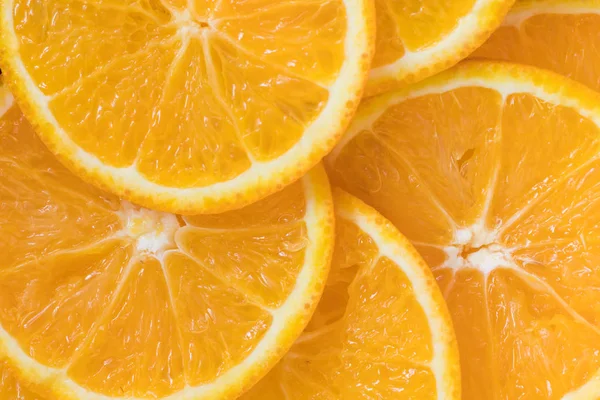 Orange Citrus Fruit Slices Background Close — Stock Photo, Image