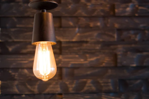 Retro Metallic Stylish Ceiling Cone Lamp — Stock Photo, Image