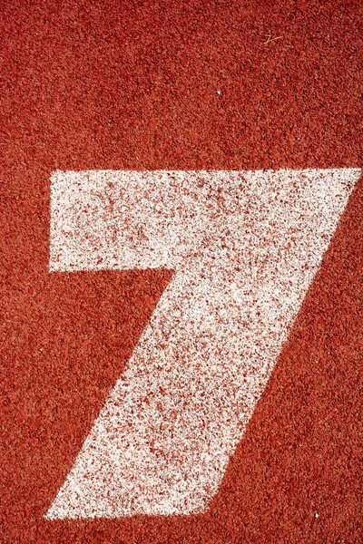 Running track number in sport field