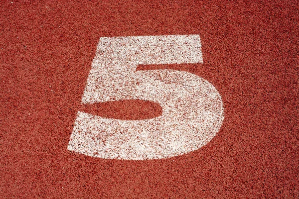 Running track number in sport field