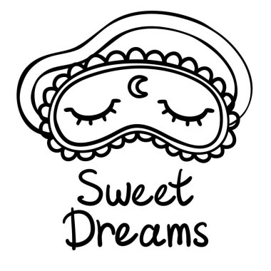 uyku maskesi ile yakın gözler