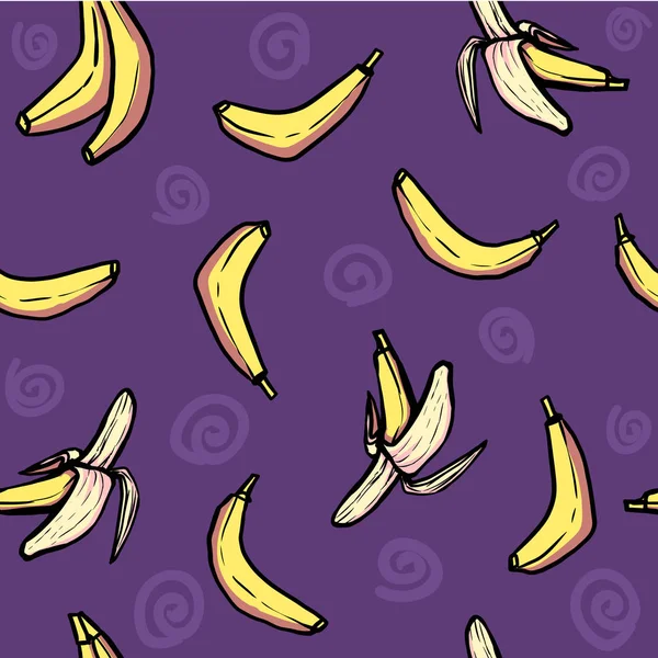 Padrão de banana —  Vetores de Stock