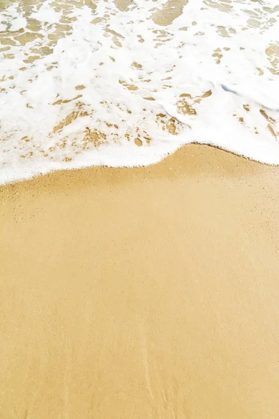 Baggrund Blå Havbølge Sandstrand - Stock-foto