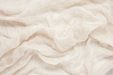 Yumuşak pamuklu tekstil doku üstten görünüm