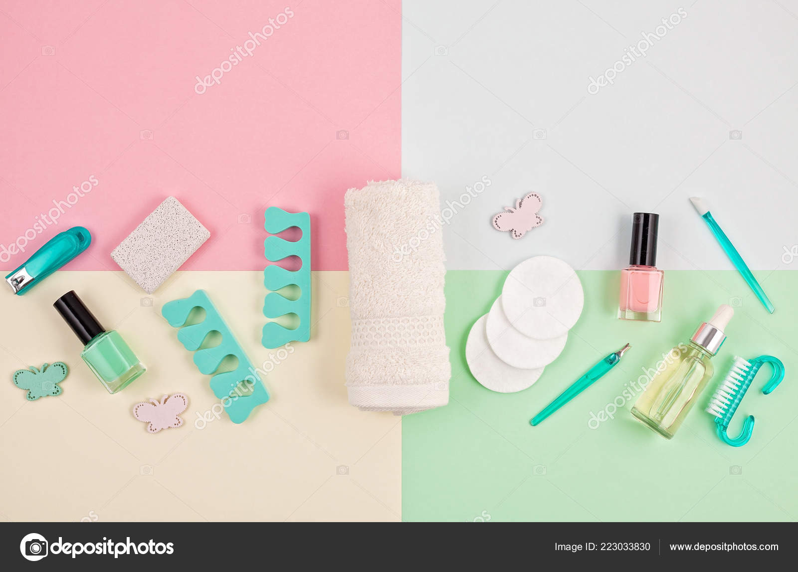 Download Mockup Beauty Cosmetic Products Flat Lay Top View Woman Beauty Stock Photo Image By C Netrun78 223033830