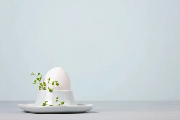 Composición de Pascua con huevo — Foto de Stock
