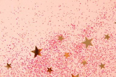 Renkli kağıt ve konfeti ile yapılan soyut arka plan