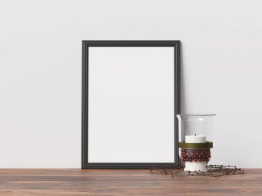 Poster çerçeve iç İskandinav Noel Kış dekorasyonu kadar alay