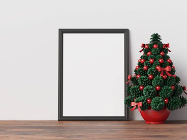Poster çerçeve iç İskandinav Noel Kış dekorasyonu kadar alay