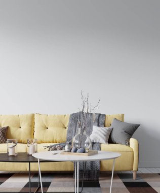 Modern İç Modelleme Arkaplanı - 3d Hazırlama, 3d Görüntü