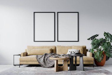 Modern İç Modelleme Arkaplanı - 3d Hazırlama, 3d Görüntü